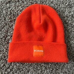 Columbia Vibrant Orange Knit Hat